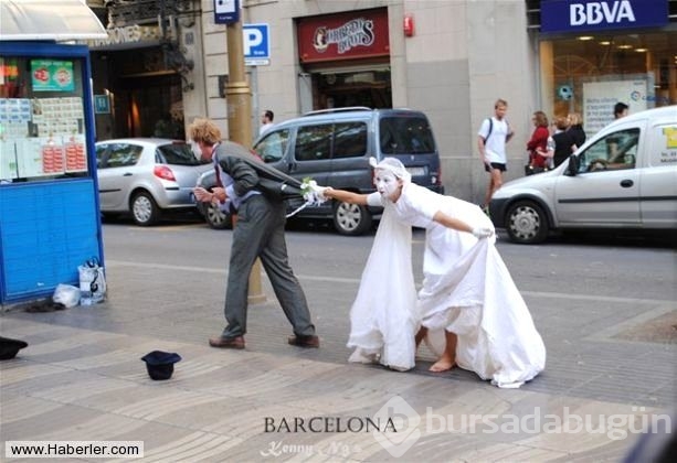 En sıradışı düğün fotoğrafları