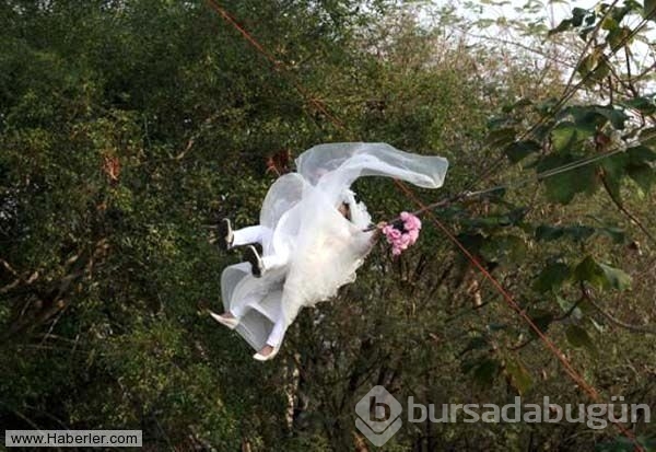 En sıradışı düğün fotoğrafları