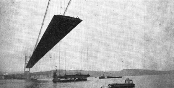 Boğaziçi Köprüsü'nün kare kare yapılışı	