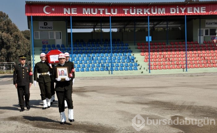 Şehit Mustafa Uyğun'a veda
