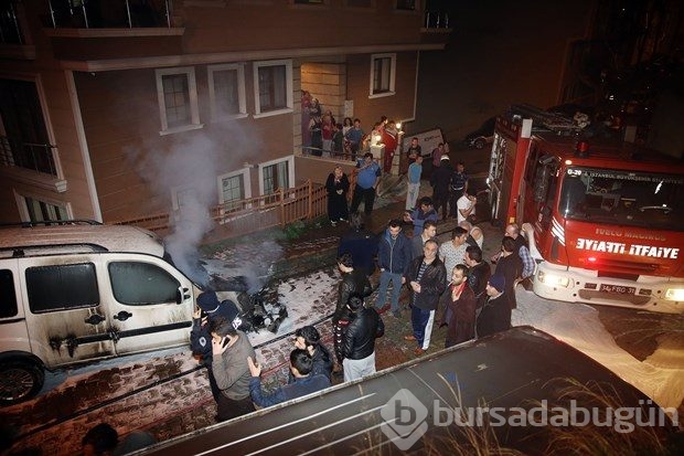 İstanbul'da 5 araç kundaklandı