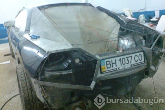 Lambhorgini Aventador alamadı ama yaptı
