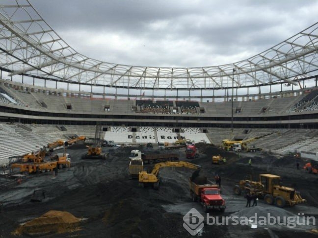 Vodafone Arena yükseliyor