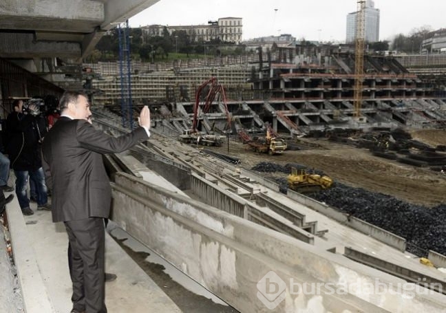 Vodafone Arena yükseliyor