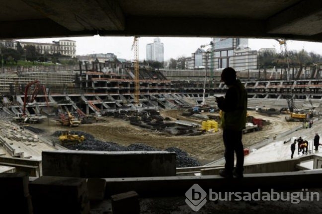 Vodafone Arena yükseliyor