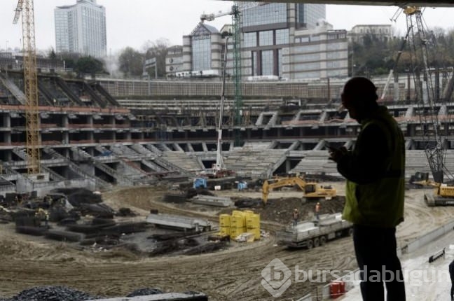 Vodafone Arena yükseliyor