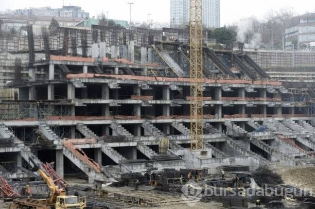 Vodafone Arena yükseliyor