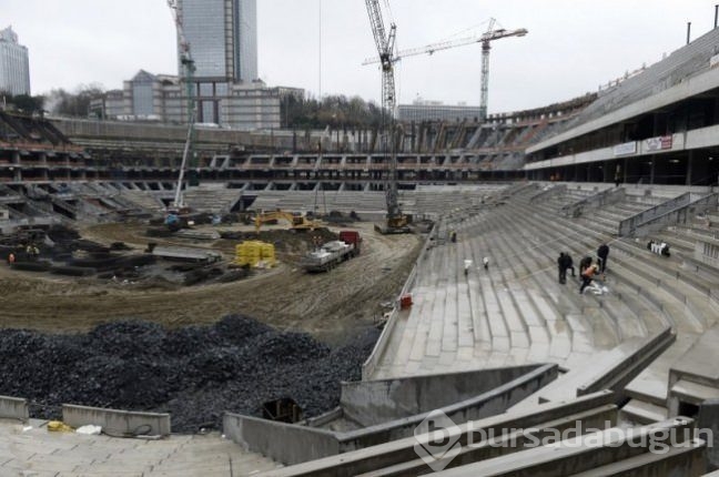 Vodafone Arena yükseliyor