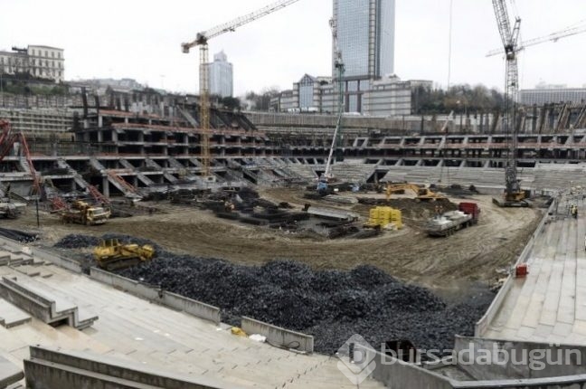 Vodafone Arena yükseliyor