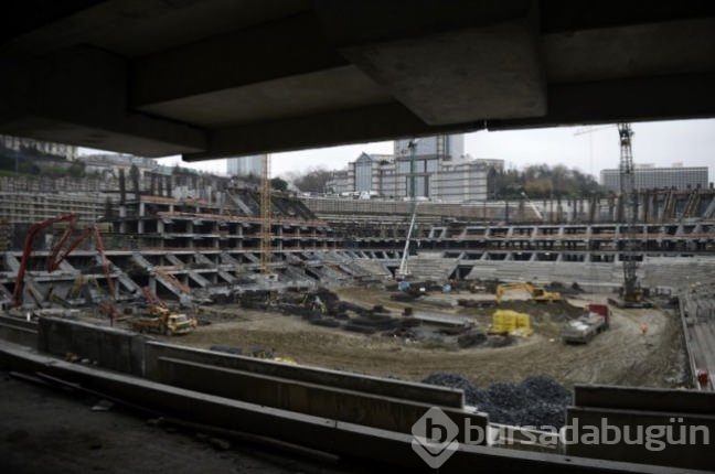 Vodafone Arena yükseliyor