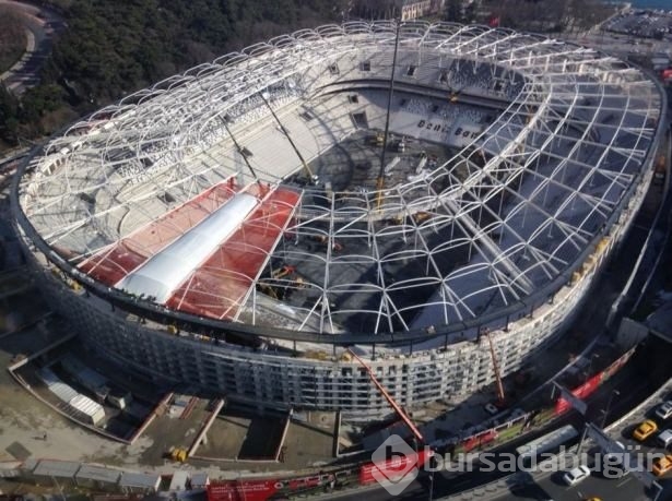 Vodafone Arena yükseliyor