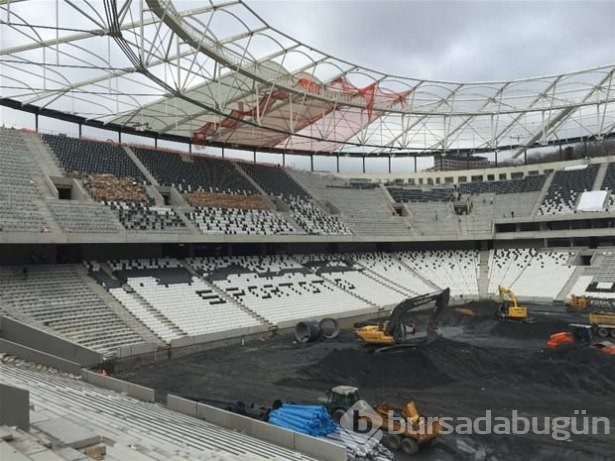 Vodafone Arena yükseliyor
