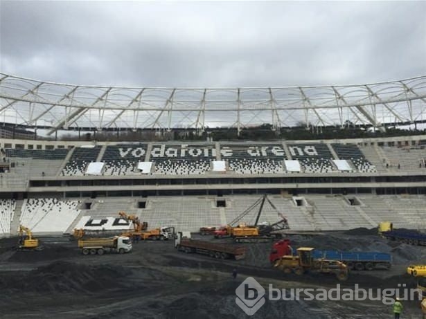 Vodafone Arena yükseliyor