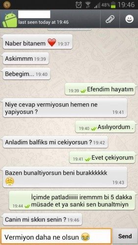 Komik Whatsapp diyalogları