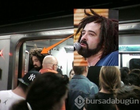 Metroda ünlü var
