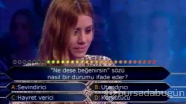 Bu soruları bilemediler
