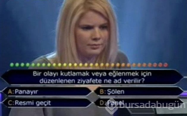 Bu soruları bilemediler
