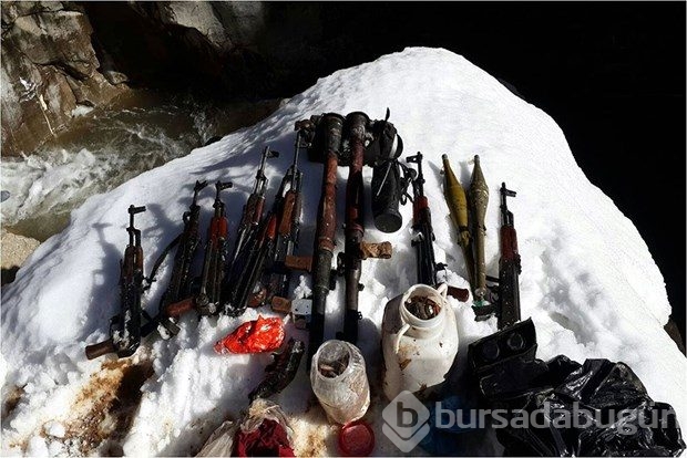 Tunceli'deki operasyonda çok sayıda mühimmat ele geçirildi