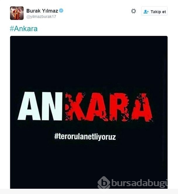 Spor dünyasından Ankara'daki saldırıya büyük tepki