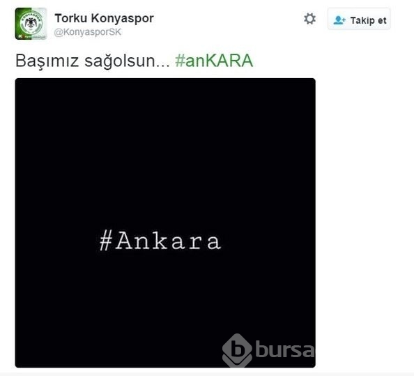 Spor dünyasından Ankara'daki saldırıya büyük tepki