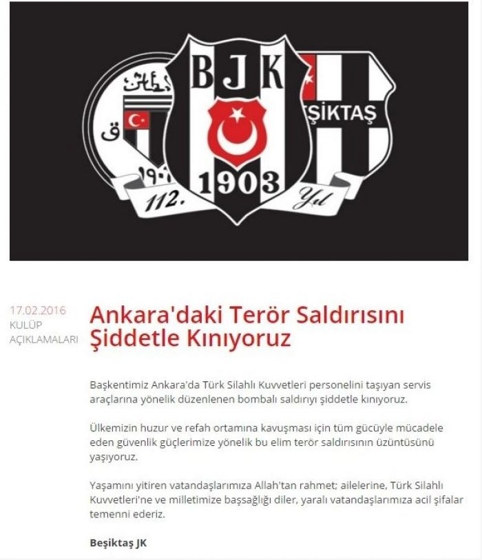Spor dünyasından Ankara'daki saldırıya büyük tepki