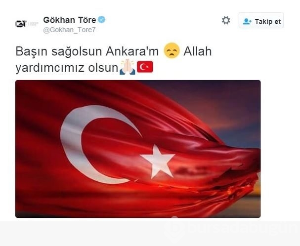 Spor dünyasından Ankara'daki saldırıya büyük tepki