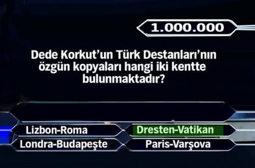 1 milyon liralık 11 final sorusu	