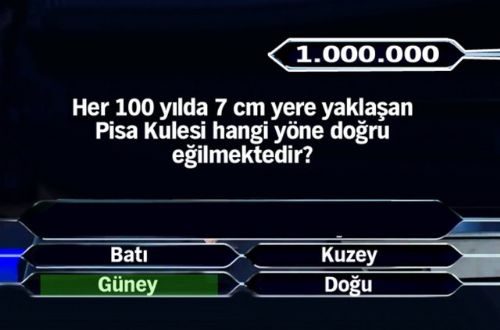 1 milyon liralık 11 final sorusu	