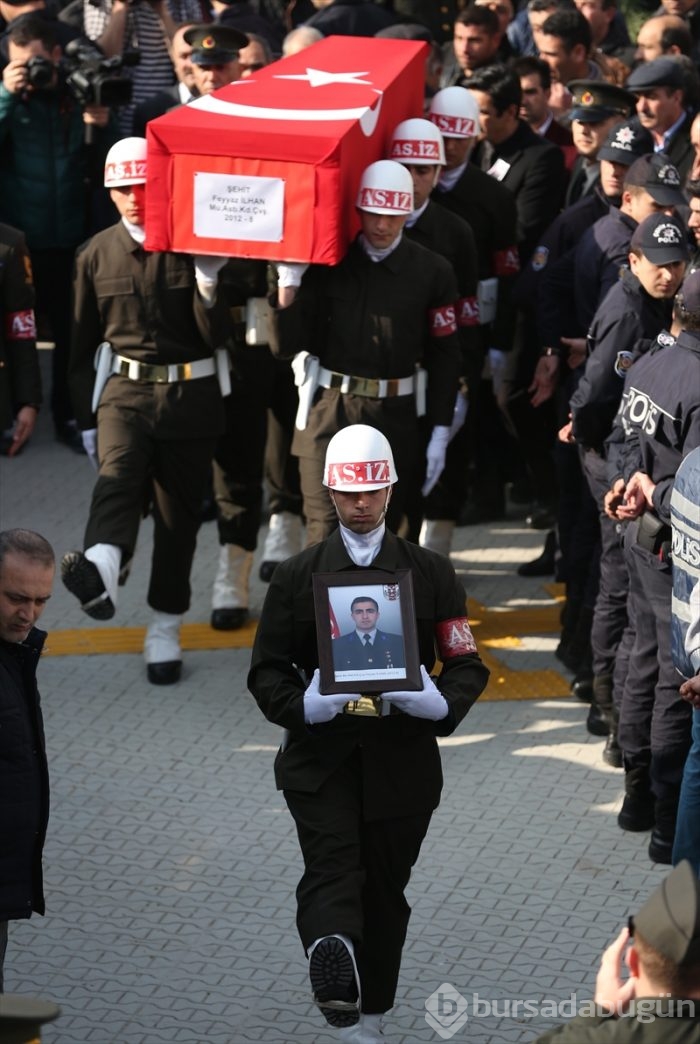 Bursa şehidini sonsuzluğa uğurladı!
