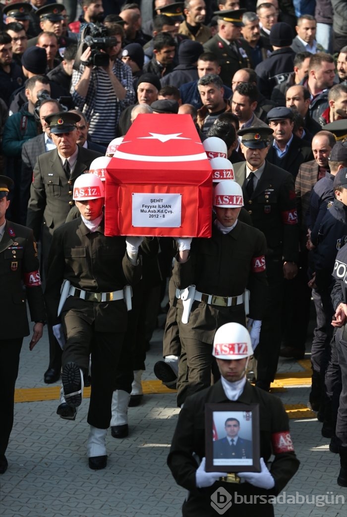 Bursa şehidini sonsuzluğa uğurladı!
