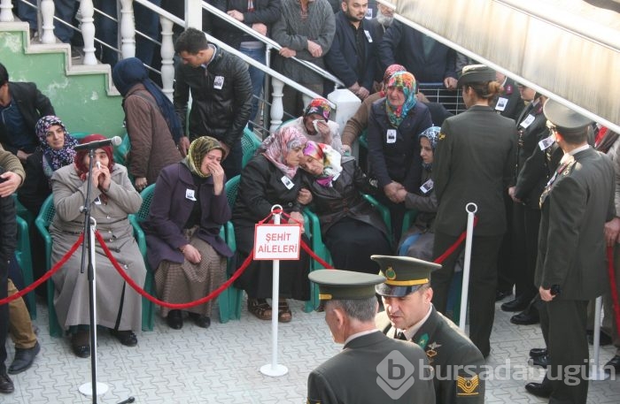 Bursa şehidini sonsuzluğa uğurladı!