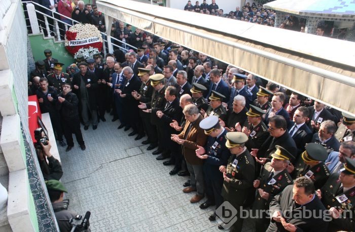 Bursa şehidini sonsuzluğa uğurladı!