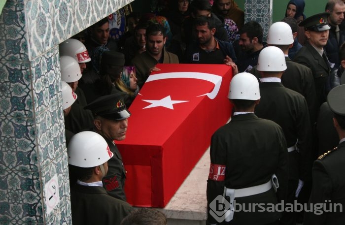 Bursa şehidini sonsuzluğa uğurladı!