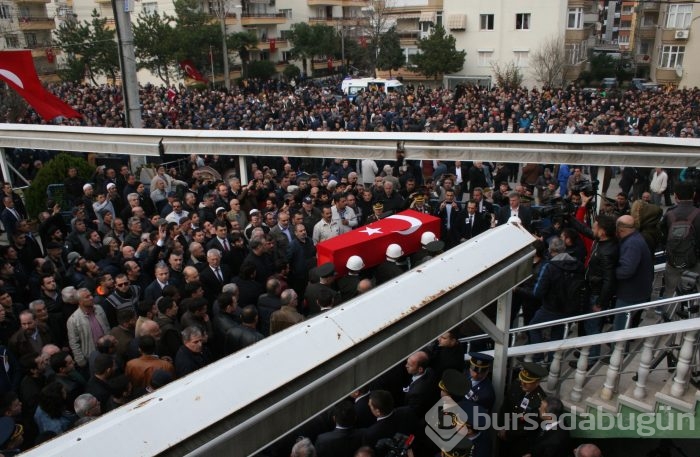 Bursa şehidini sonsuzluğa uğurladı!