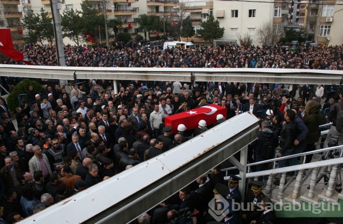 Bursa şehidini sonsuzluğa uğurladı!