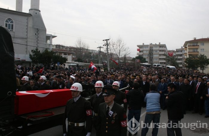 Bursa şehidini sonsuzluğa uğurladı!