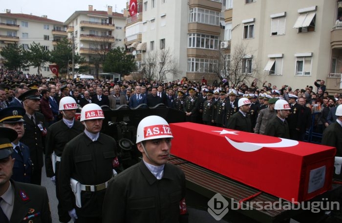 Bursa şehidini sonsuzluğa uğurladı!