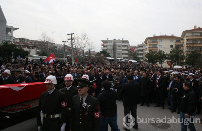 Bursa şehidini sonsuzluğa uğurladı!