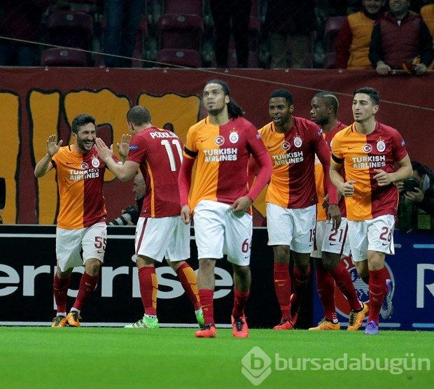 Galatasaray-Lazio karşılaşmasından kareler