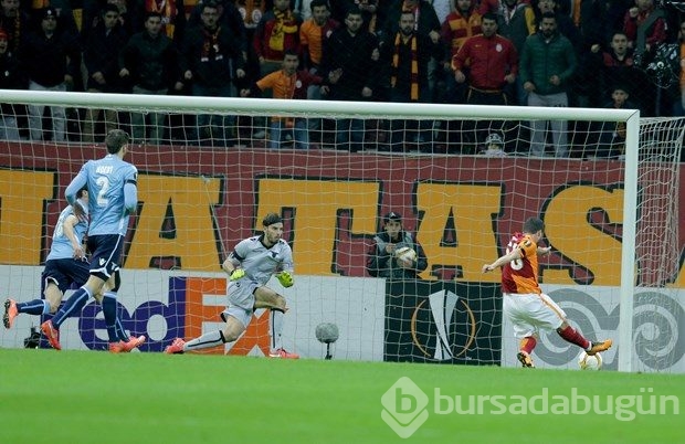 Galatasaray-Lazio karşılaşmasından kareler