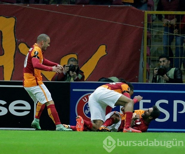 Galatasaray-Lazio karşılaşmasından kareler