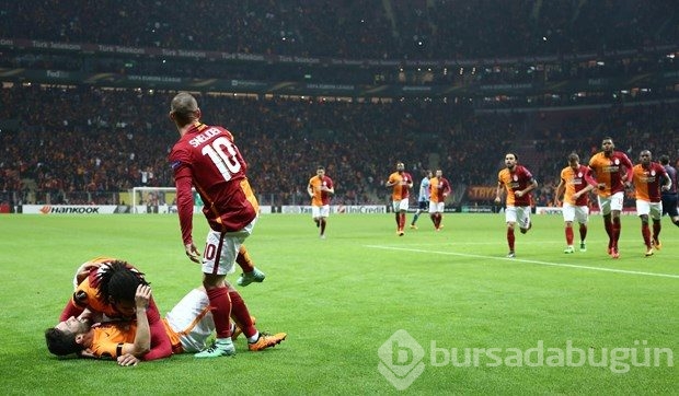 Galatasaray-Lazio karşılaşmasından kareler