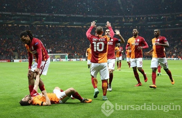 Galatasaray-Lazio karşılaşmasından kareler