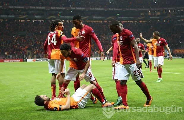 Galatasaray-Lazio karşılaşmasından kareler