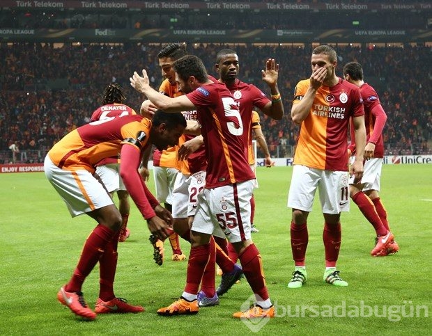 Galatasaray-Lazio karşılaşmasından kareler