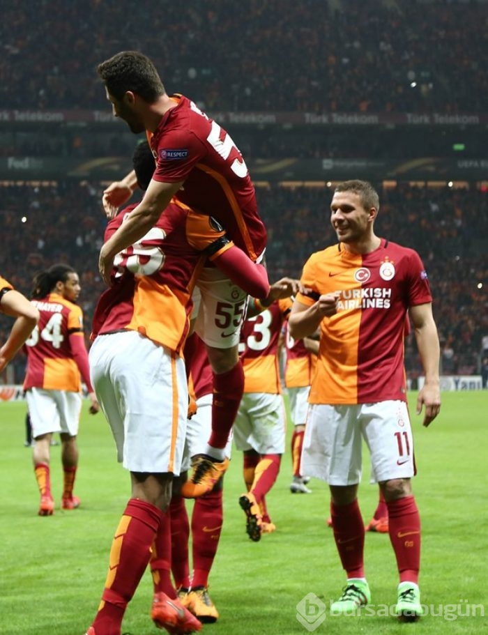 Galatasaray-Lazio karşılaşmasından kareler