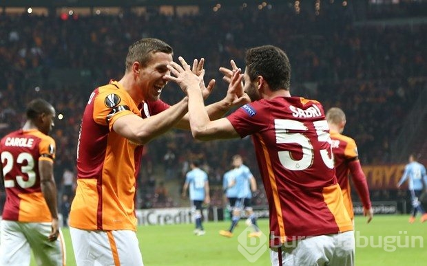 Galatasaray-Lazio karşılaşmasından kareler