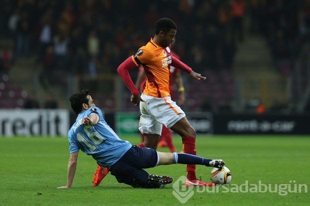 Galatasaray-Lazio karşılaşmasından kareler