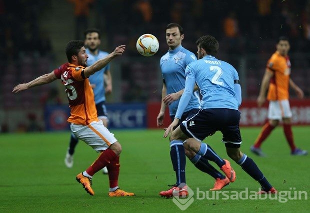 Galatasaray-Lazio karşılaşmasından kareler