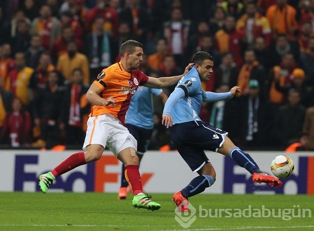 Galatasaray-Lazio karşılaşmasından kareler